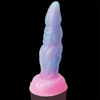 7.67in Luminous Soft Silicone Monster Dildo Sex Toy For Women Sex