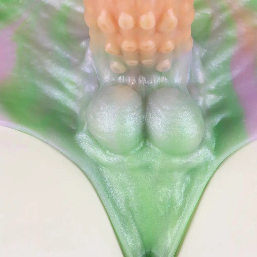 7.67in Monster Hollow Dildo Harness Pants Strap on Cock Fantasy Dildo