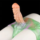 7.67in Monster Hollow Dildo Harness Pants Strap on Cock Fantasy Dildo