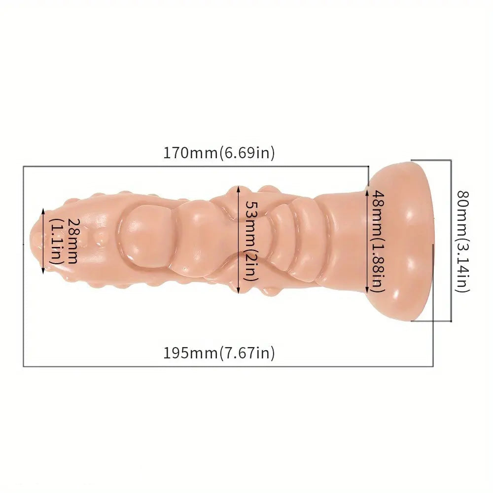7.67in Monster Odd Dildo with Strong Suction Cup Sex Toys For Women/Men