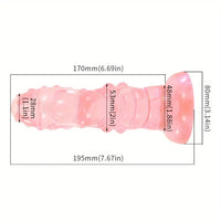 7.67in Monster Odd Dildo with Strong Suction Cup Sex Toys For Women/Men