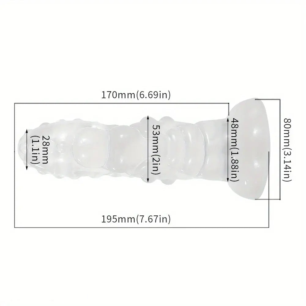 7.67in Monster Odd Dildo with Strong Suction Cup Sex Toys For Women/Men