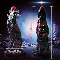 7.67in Monster Silicone Soft Dildo With Suction Cup For Prostate Massage