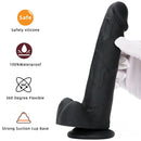 7.67in Premium Silicone Soft Mixed Color Dildo For Anal Masturbation