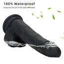7.67in Premium Silicone Soft Mixed Color Dildo For Anal Masturbation