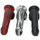 7.67in Premium Silicone Soft Mixed Color Dildo For Anal Masturbation