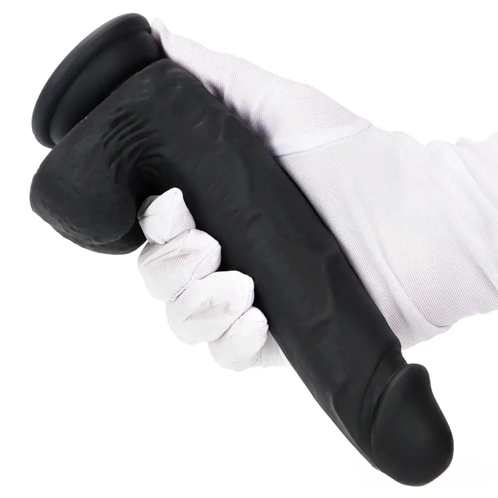 7.67in Premium Silicone Soft Mixed Color Dildo For Anal Masturbation