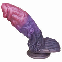 7.67in Realistic Silicone Soft Dragon Women Dildo With Suction Cup