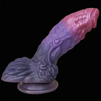 7.67in Realistic Silicone Soft Dragon Women Dildo With Suction Cup
