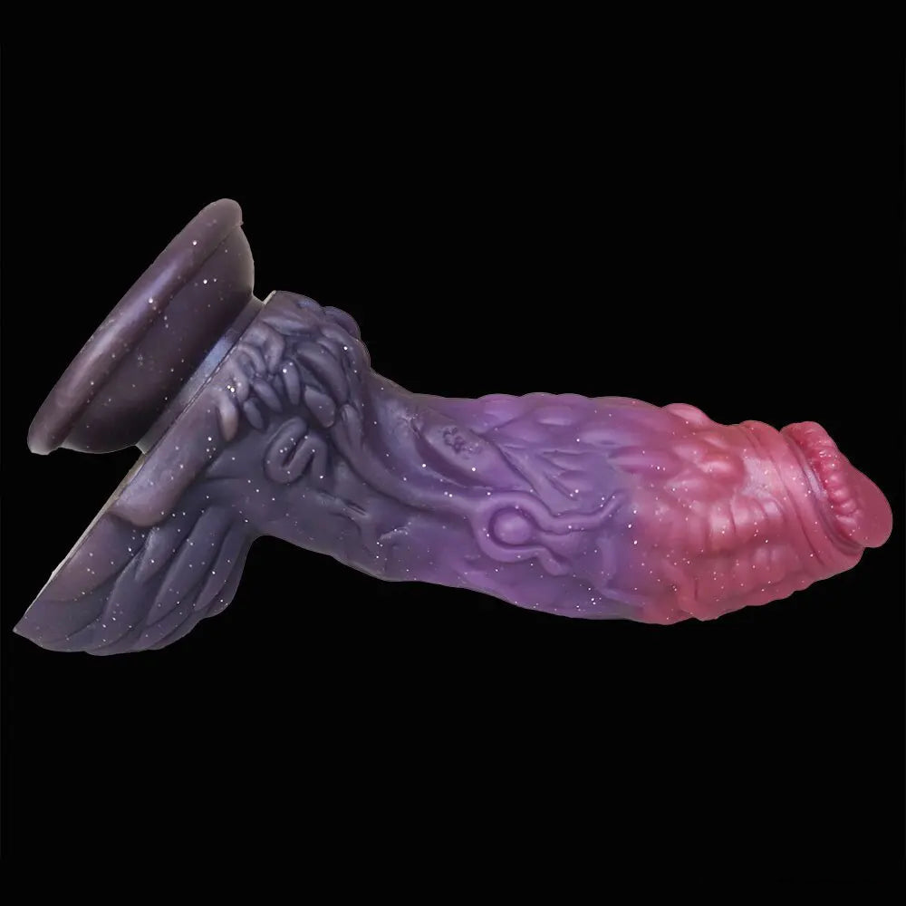 7.67in Realistic Silicone Soft Dragon Women Dildo With Suction Cup