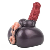 7.67in Silicone Fantasy Horse Dildo Masturbator Heavy Duty Suction Cup