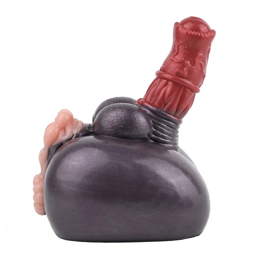 7.67in Silicone Fantasy Horse Dildo Masturbator Heavy Duty Suction Cup
