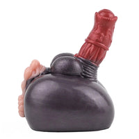 7.67in Silicone Fantasy Horse Dildo Masturbator Heavy Duty Suction Cup