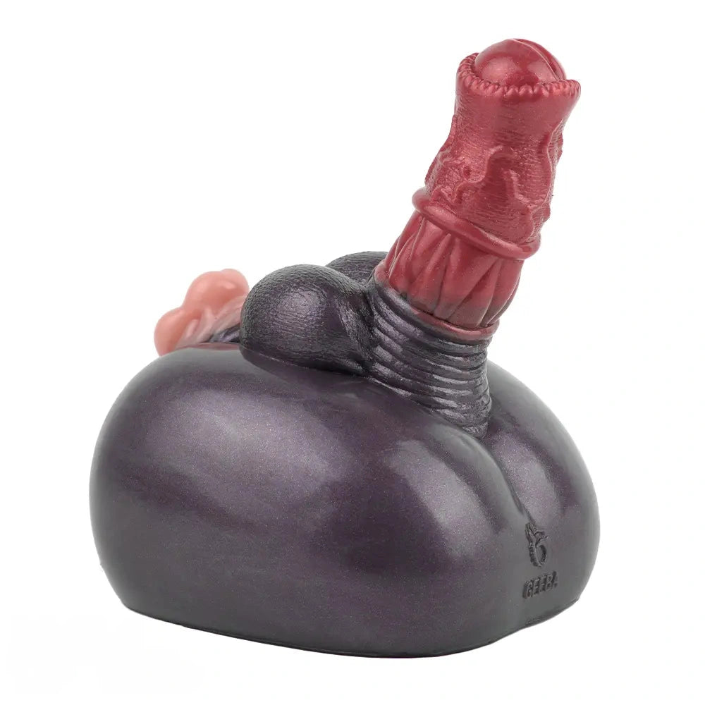 7.67in Silicone Fantasy Horse Dildo Masturbator Heavy Duty Suction Cup