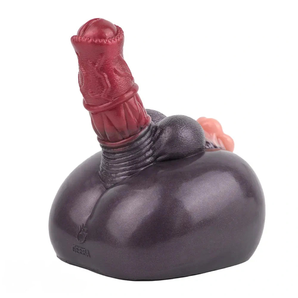 7.67in Silicone Fantasy Horse Dildo Masturbator Heavy Duty Suction Cup