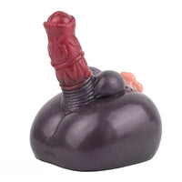 7.67in Silicone Fantasy Horse Dildo Masturbator Heavy Duty Suction Cup