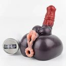7.67in Silicone Fantasy Horse Dildo Masturbator Heavy Duty Suction Cup