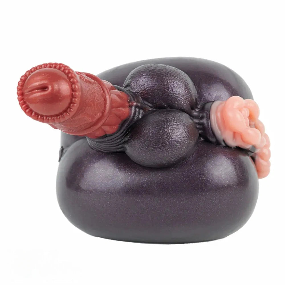 7.67in Silicone Fantasy Horse Dildo Masturbator Heavy Duty Suction Cup