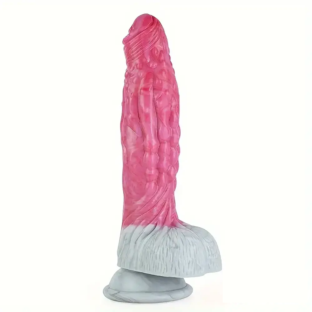 7.67in Silicone Fantasy Soft Dildo For G-Spot Anal Stimulation Adult Toy
