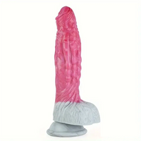 7.67in Silicone Fantasy Soft Dildo For G-Spot Anal Stimulation Adult Toy