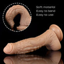7.67in Silicone Fantasy Soft Dildo For G-Spot Anal Stimulation Adult Toy