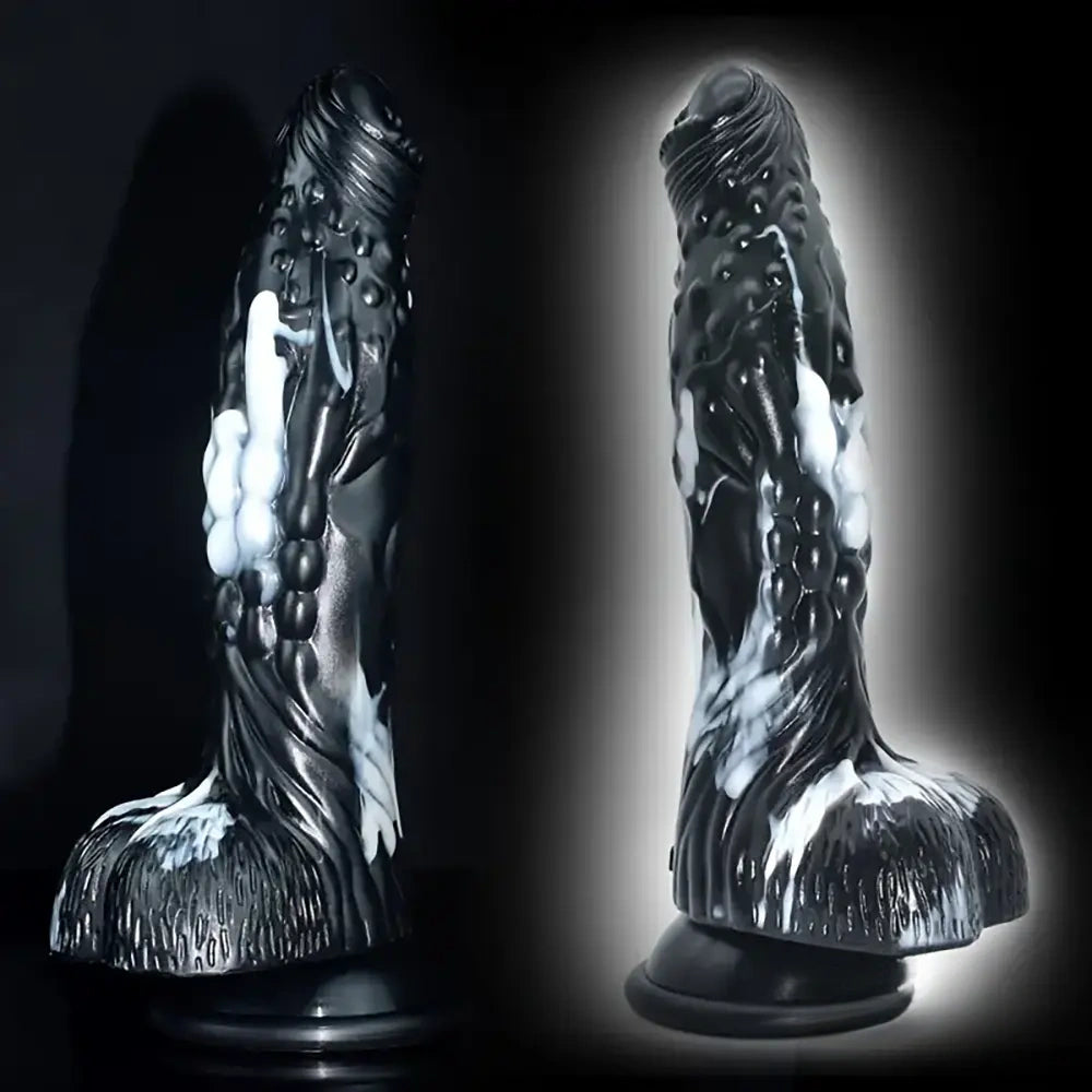 7.67in Silicone Fantasy Soft Dildo For G-Spot Anal Stimulation Adult Toy