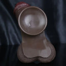 7.67in Silicone Real Anal Ebony Soft Dildo With Strong Suction Cup