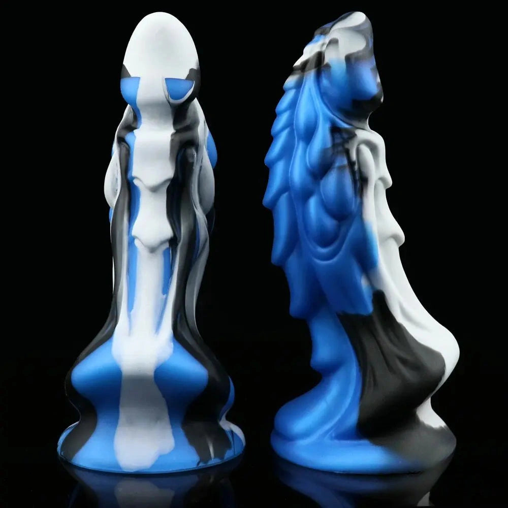 7.67in Silicone Soft Fantasy Dragon Dildo With Suction Cup Sex Toy
