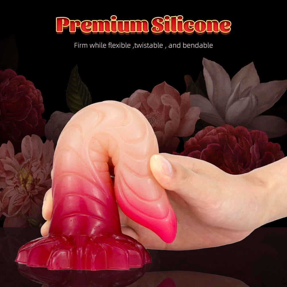 7.67in Snake Dildo Animal Ombre Makeup Odd Dildo For Female
