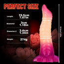 7.67in Snake Dildo Animal Ombre Makeup Odd Dildo For Female