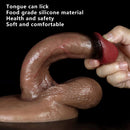 7.67in Soft Silicone Lifelike Dildo With Suction Cup Women Sex Toy