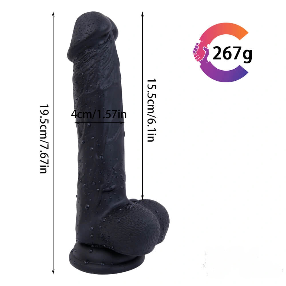 7.67in Vivid Design Dildo Toy For Women Clit Stimulation