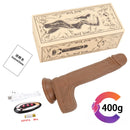 7.67in Women Masturbation Silicone Dildo Vibrating Thrusting Heating Toy
