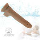 7.67in Women Masturbation Silicone Dildo Vibrating Thrusting Heating Toy