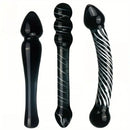 7.68in 7.87in Glass Masturbation Device Dildo For Anal Vaginal Sex Toy