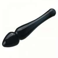 7.68in 7.87in Glass Masturbation Device Dildo For Anal Vaginal Sex Toy