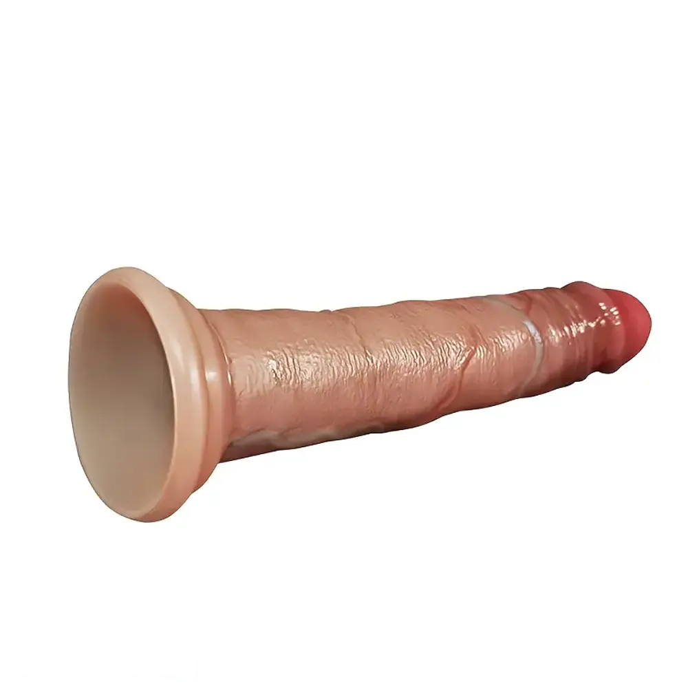 7.68in 7.87in Realistic Soft Silicone Liquid-Like Feel Manual Use Dildo