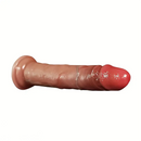 7.68in 7.87in Realistic Soft Silicone Liquid-Like Feel Manual Use Dildo