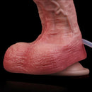 7.68in Liquid Real Cock Silicone Double Layer Realistic Cumming Dildo