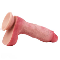 7.68in Liquid Real Cock Silicone Double Layer Realistic Cumming Dildo
