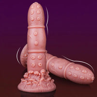 7.68in Liquid Silicone Soft Fantasy Odd Dildo For Women Vaginal Massager