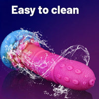7.68in Liquid Silicone Soft Fantasy Odd Dildo For Women Vaginal Massager
