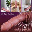 7.68in Liquid Silicone Soft Fantasy Odd Dildo For Women Vaginal Massager