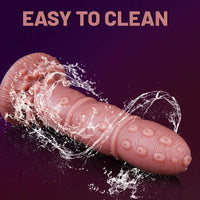 7.68in Liquid Silicone Soft Fantasy Odd Dildo For Women Vaginal Massager