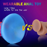 7.68in Liquid Silicone Soft Fantasy Odd Dildo For Women Vaginal Massager