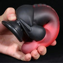 7.68in Mixed Color Abnormity Silicone Fantasy Soft Dildo Adult Sex Game Toy