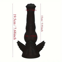 7.68in Odd Silicone Soft Horse Penis Dildo For Anal Vaginal Sex