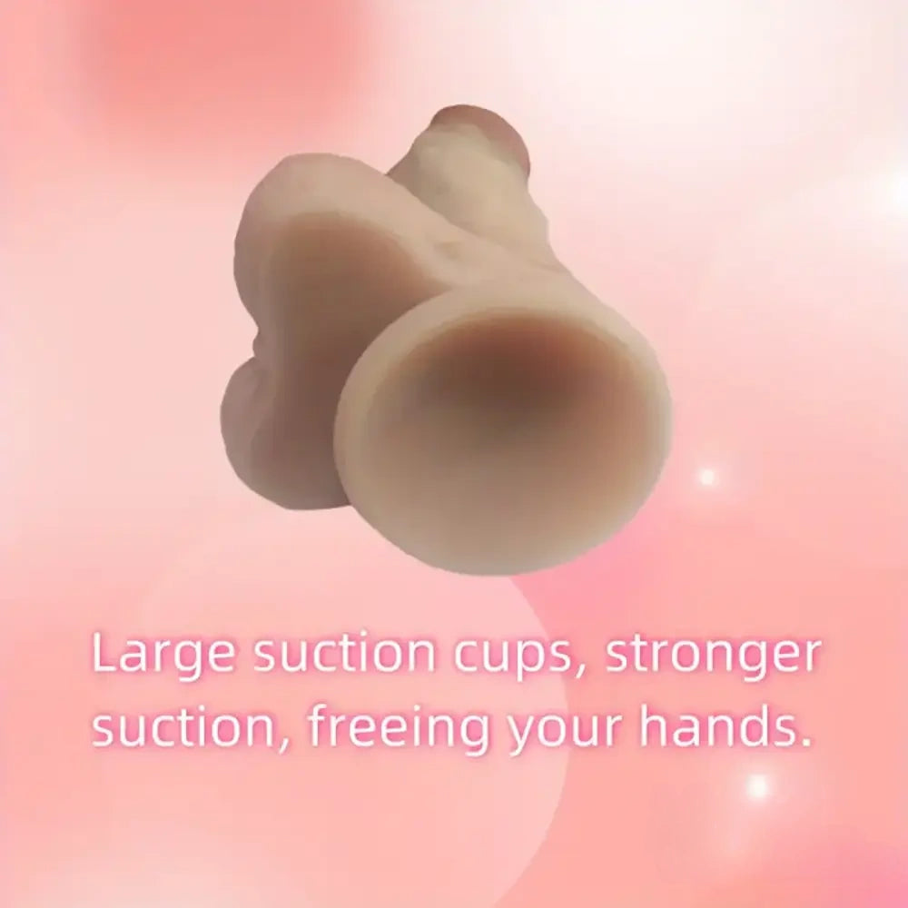 7.68in Premium Realistic Silicone Soft Dildo For G Spot Vaginal Sex