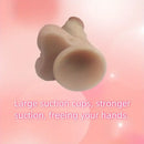 7.68in Premium Realistic Silicone Soft Dildo For G Spot Vaginal Sex