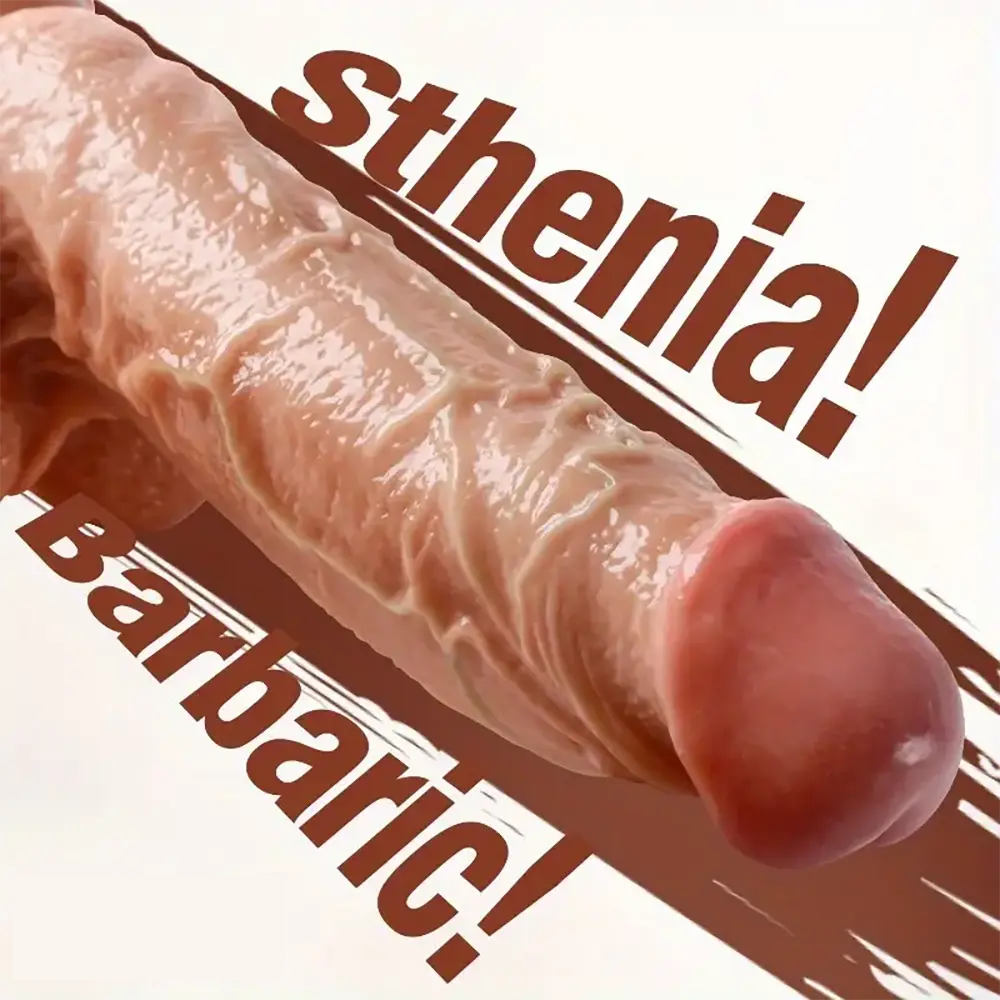 7.68in Real Feeling PVC Suction Cup Dildo Anal Expander For Women